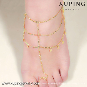 Xuping Jewelry gold anklet designs, anklets for women